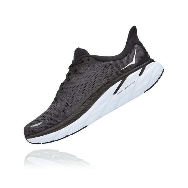 HOKA M CLIFTON 8 WIDE Black/Wh