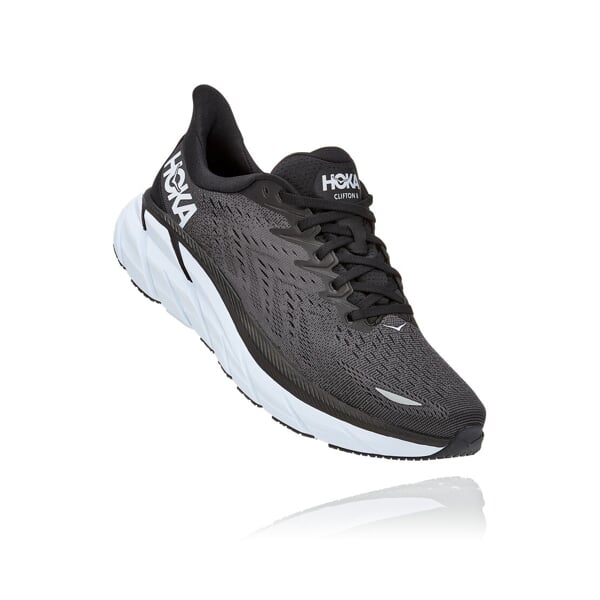 HOKA M CLIFTON 8 WIDE Black/Wh