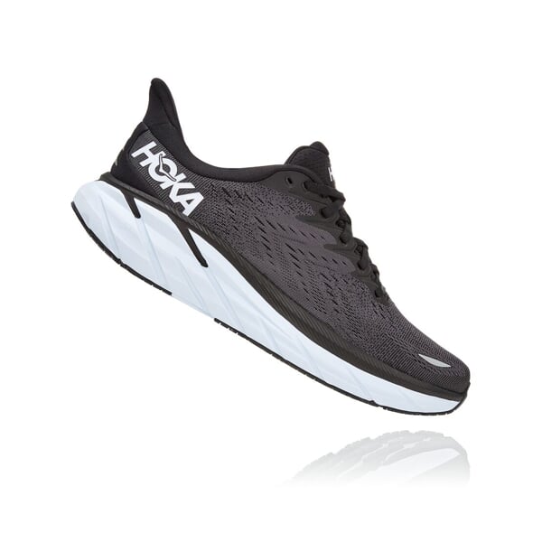 HOKA M CLIFTON 8 WIDE Black/Wh