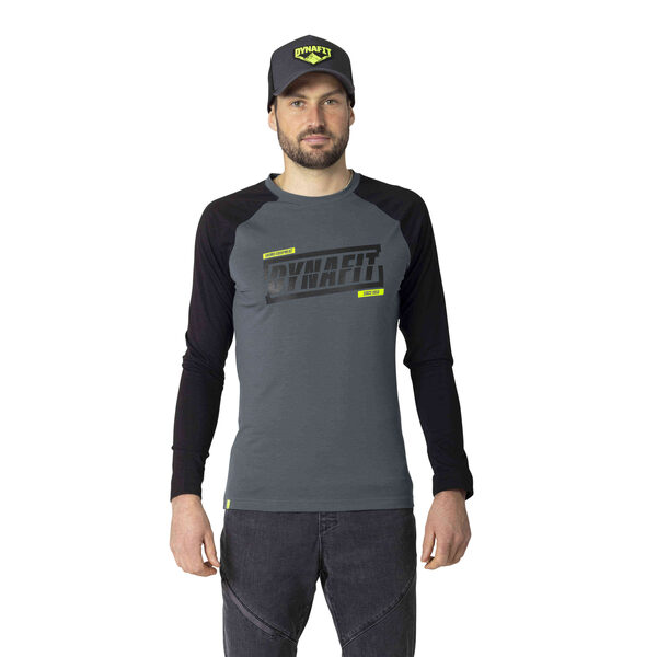 DYNAFIT 24/7 M L/S TEE Cinder