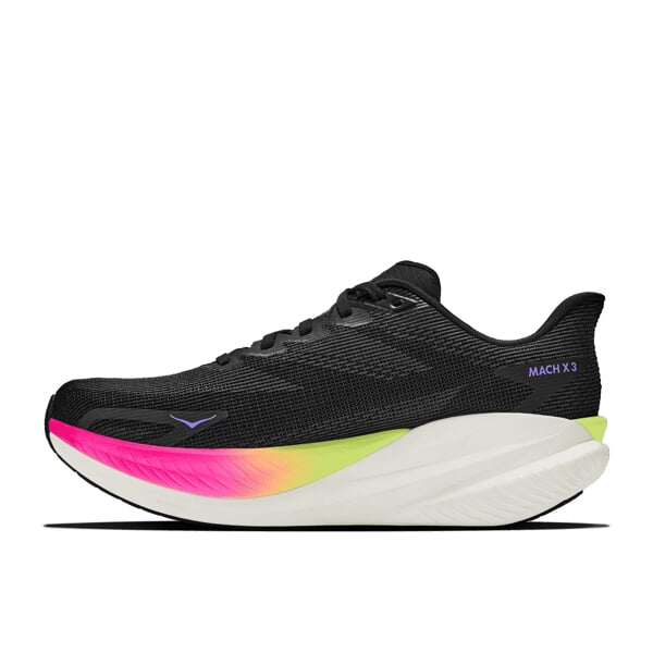 HOKA M MACH X 3 Black/Neon Neb