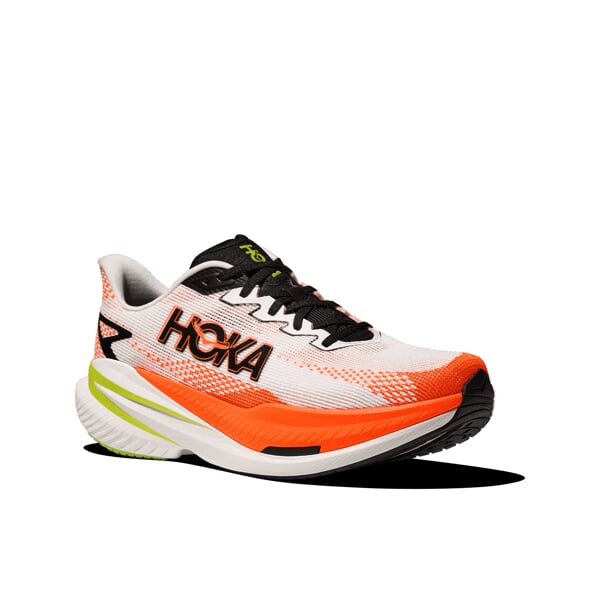 HOKA M MACH X 3 White/Neon Tan