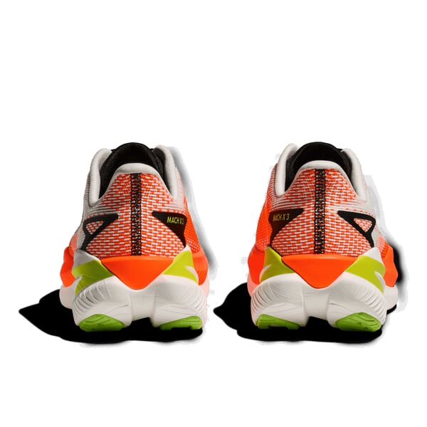 HOKA M MACH X 3 White/Neon Tan
