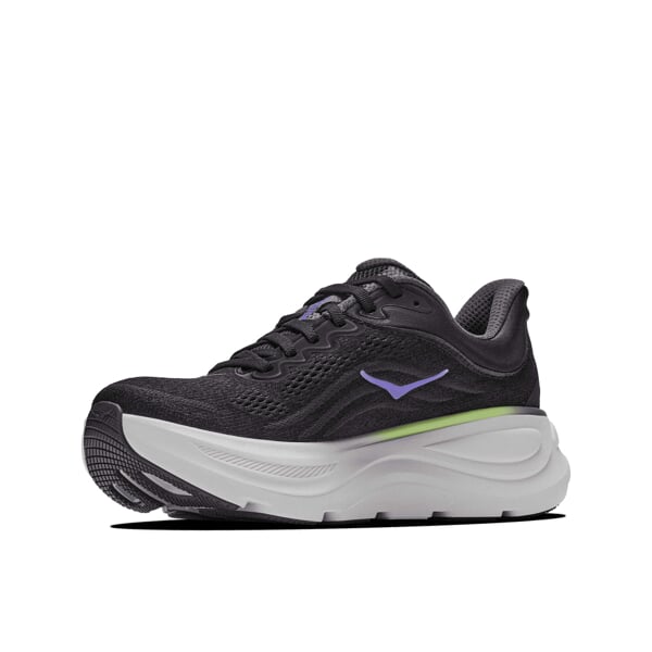 HOKA W BONDI 9 Black/Neon Drag