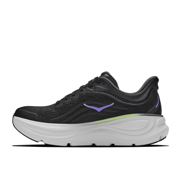 HOKA W BONDI 9 Black/Neon Drag