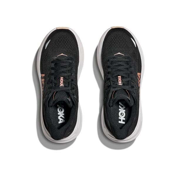 HOKA W BONDI 9 Black/Rose Gold