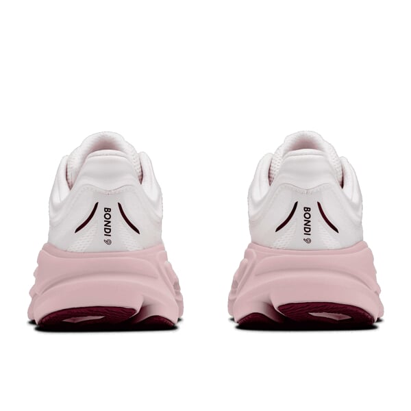 HOKA W BONDI 9 White/Pink Opal