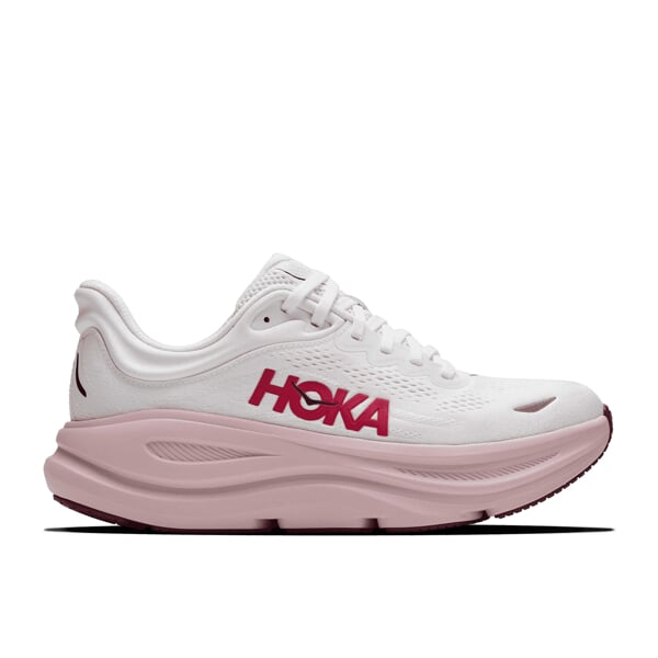 HOKA W BONDI 9 White/Pink Opal