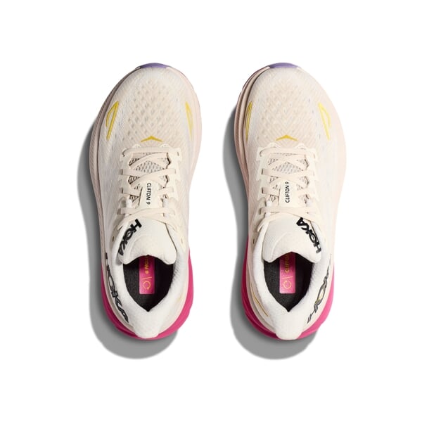 HOKA W CLIFTON 9 Eggnog/Blanc