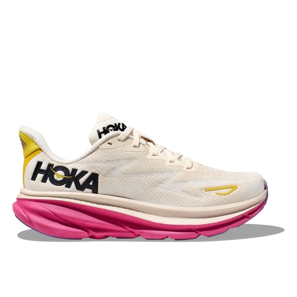 HOKA W CLIFTON 9 Eggnog/Blanc