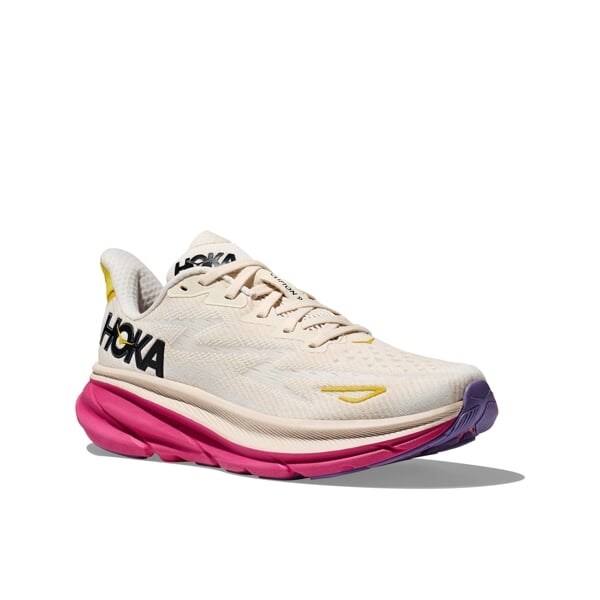 HOKA W CLIFTON 9 Eggnog/Blanc