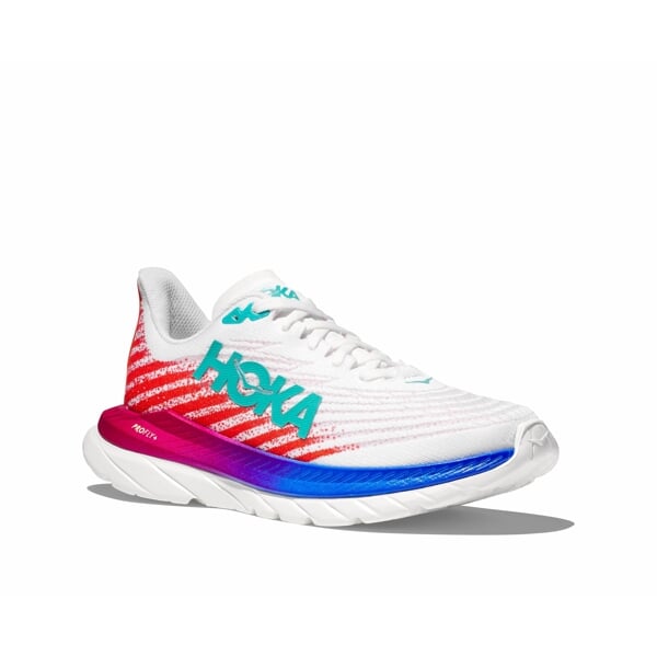 HOKA W MACH 5 White/Flame - ce