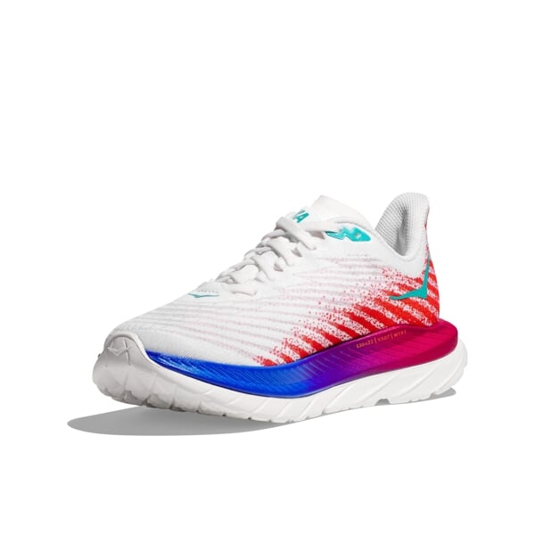 HOKA W MACH 5 White/Flame - ce