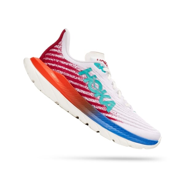 HOKA W MACH 5 White/Flame - ce