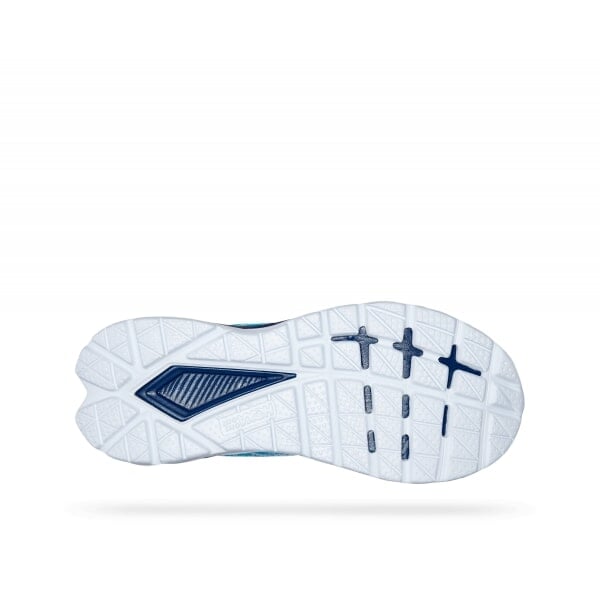 HOKA W MACH 5 White/Scuba Blue