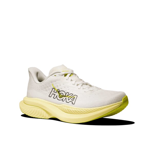 HOKA W MACH 6 White/Neon Hoka