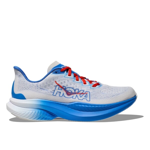 HOKA W MACH 6 White/Virtual Bl