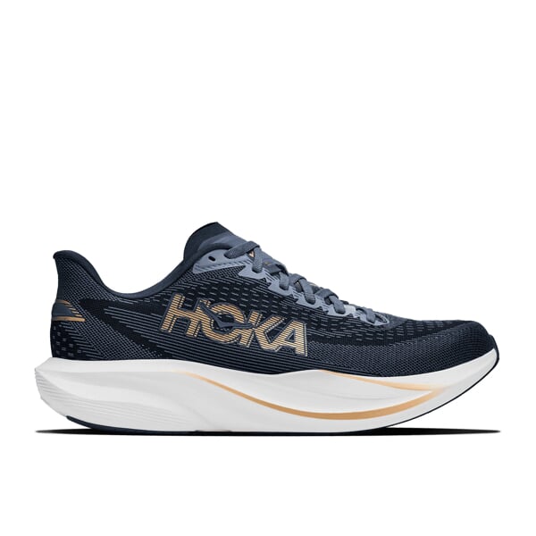 HOKA W MACH 7 Faded Navy/Gold