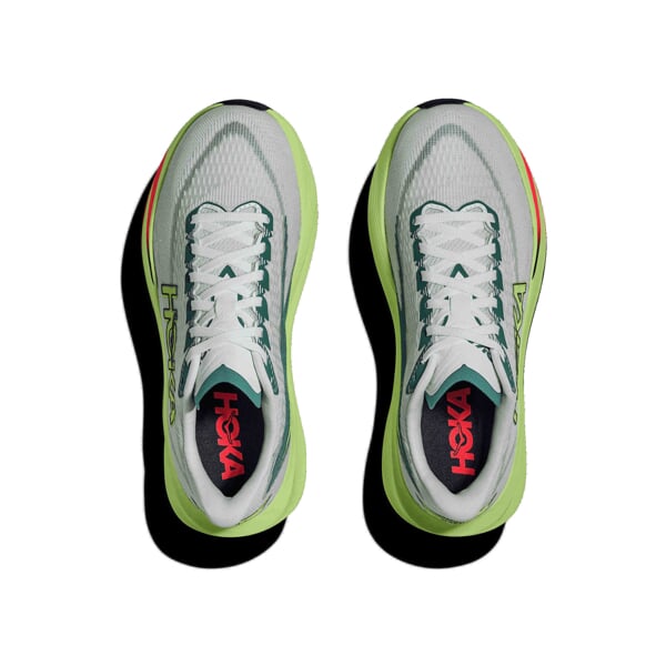 HOKA W MACH 7 Frost/Neon Yuzu