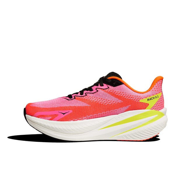 HOKA W MACH X 3 Neon Rose/Neon