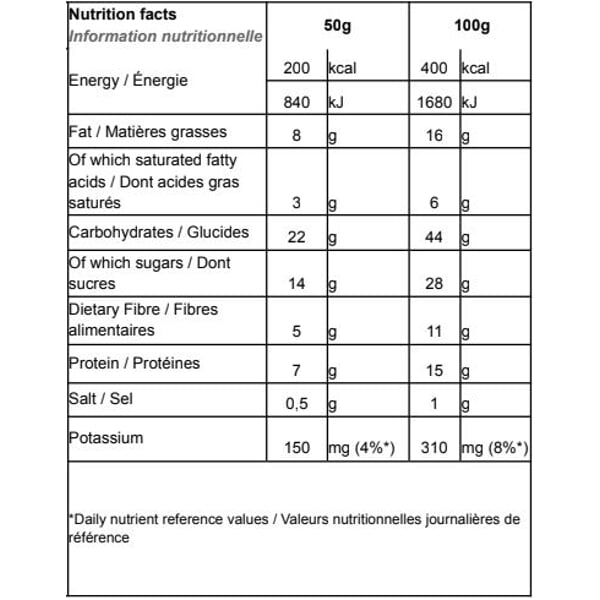 NÄAK ENERGY BAR 50g BERRIES &