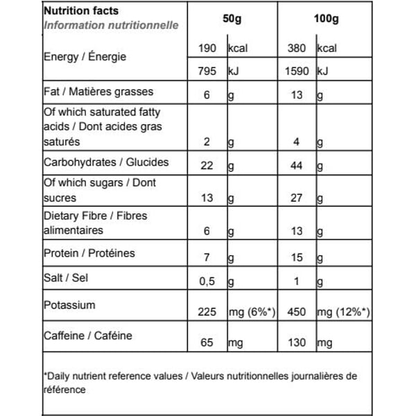 NÄAK ENERGY BAR 50g CARAMEL