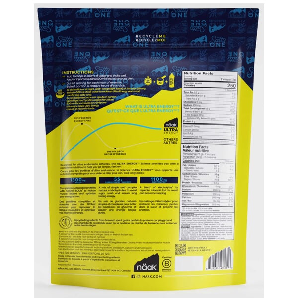 NÄAK ENERGY DRINK MIX 720g SAL