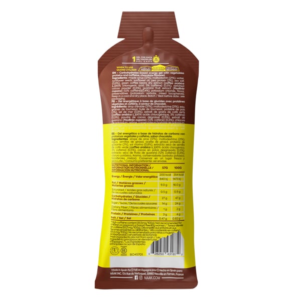 NÄAK ENERGY GEL 57g CHOCOLATE