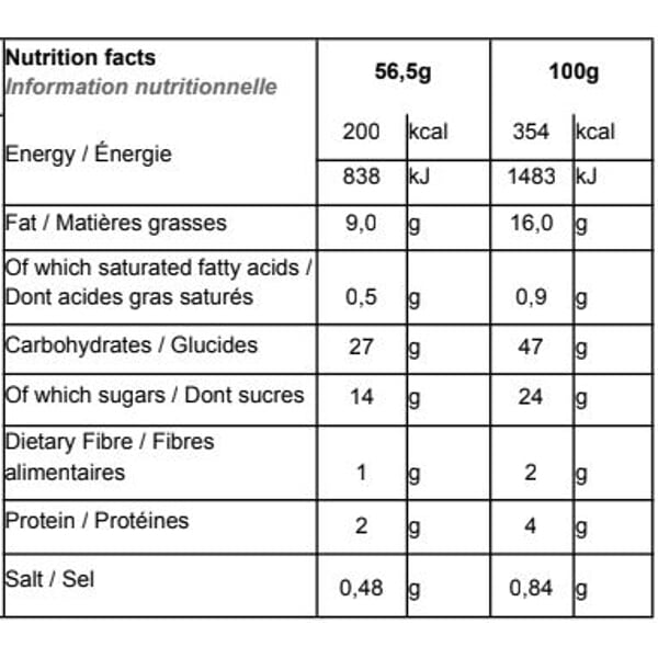 NÄAK ENERGY GEL 57g SALTED MAP