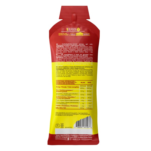 NÄAK ENERGY GEL 57g SALTED MAP