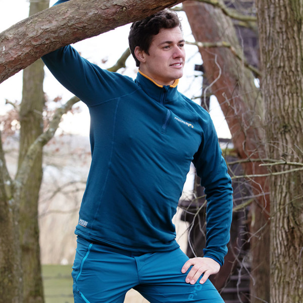 TS TOREZ ZIP MERINO mikina