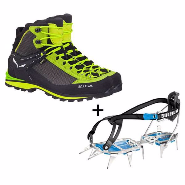 SALEWA MS CROW GTX Cactus/Sulphur Spring + Mač | VeredaSport.sk