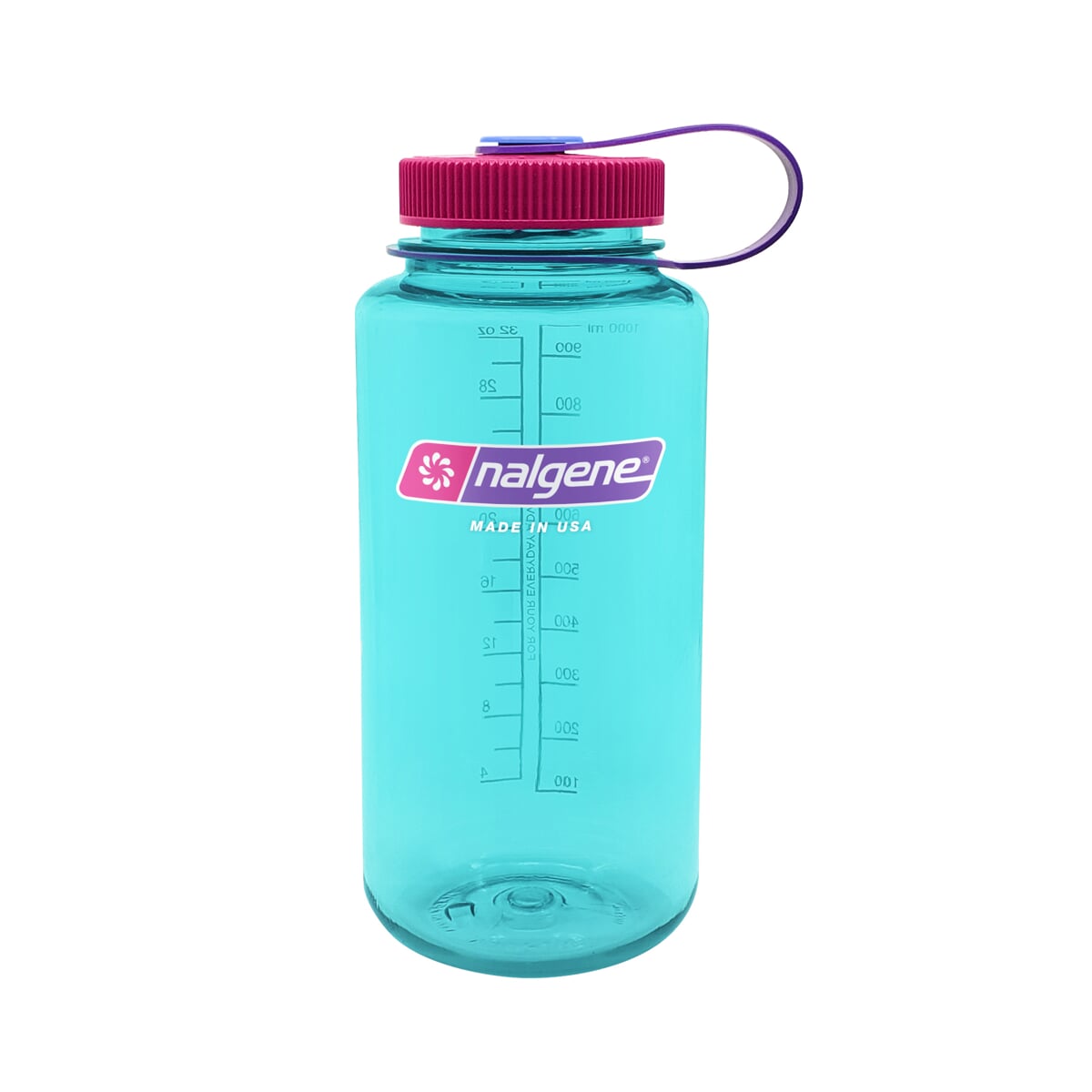 Nalgene Everyday WH Kunststoffflasche – BPA-frei, Tritan, Mit Loop-Top Deckel | 0,5 L, Robust & Geschmacksneutral
