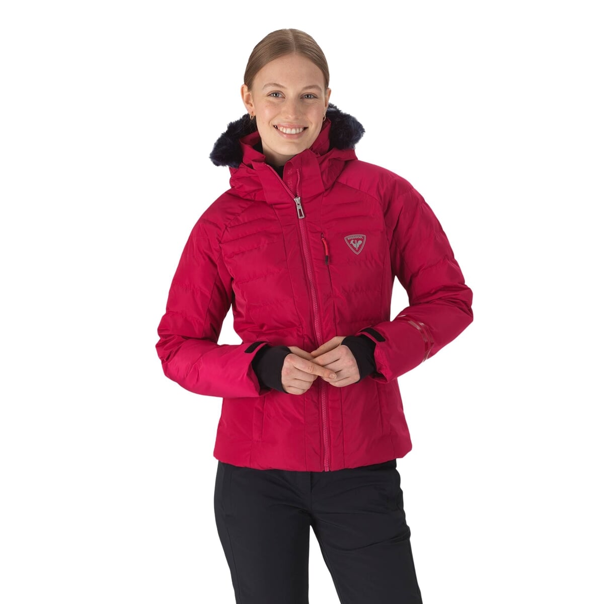 ROSSIGNOL W RAPIDE PEARLY JKT Cherry - dámska | VeredaSport.sk