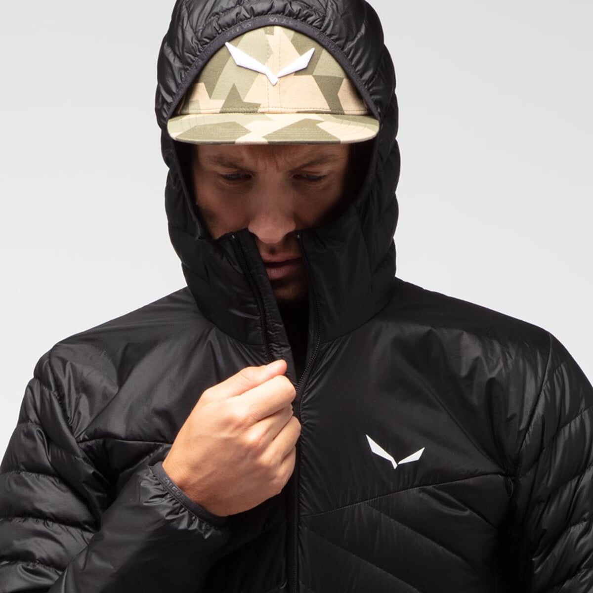 Doudoune Femme Salewa BRENTA - En Duvet 80/20 550 Cuin, Déperlante, Légère - Pour Alpinisme Et Ski De Randonnée