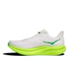 HOKA M MACH 6 White/Neon Lime